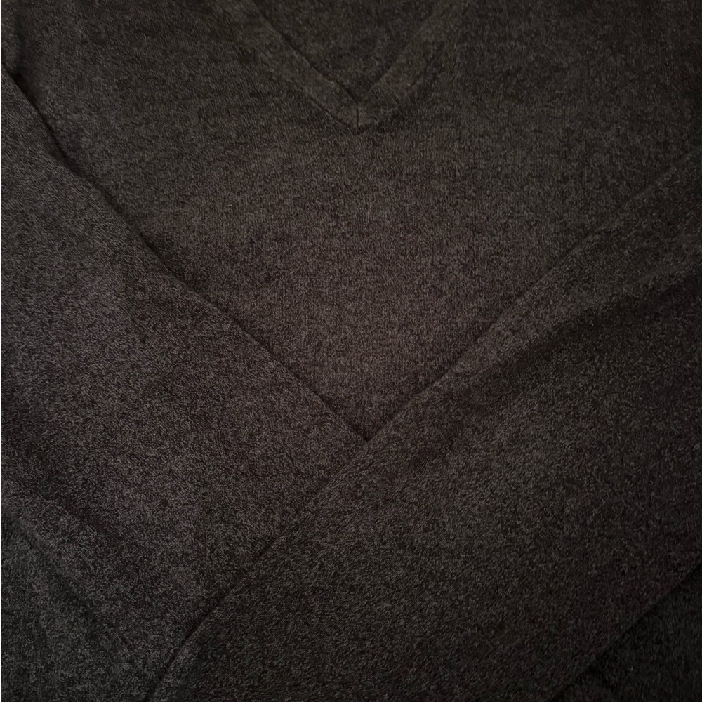 Banana Republic Luxury Blend V-Neck Sweater Dark Gray Size Medium
